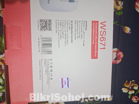 Wireless Keyboard Mouse Combo Set